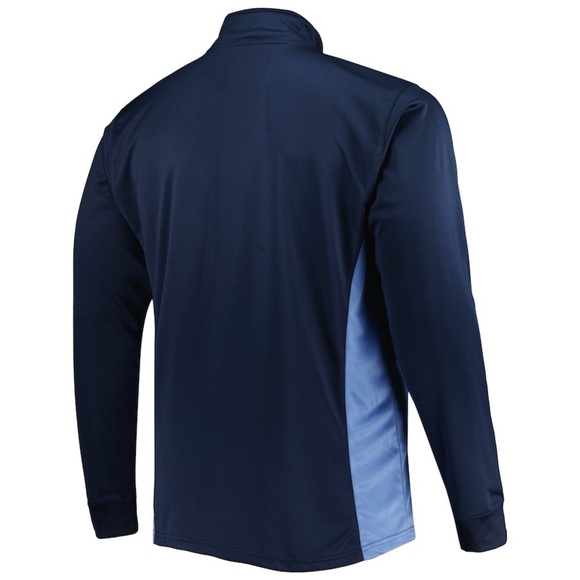 Tennessee Titans 1/4 zip Fleece pullover NFL Team Apparel Blue Sweatshirt 2XL - Picture 11 of 11